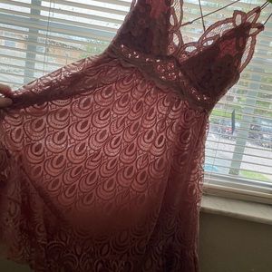 Pink Free People dress!!